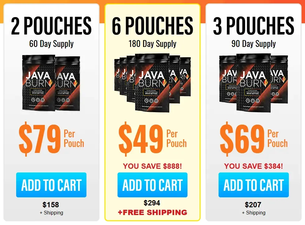 java burn price